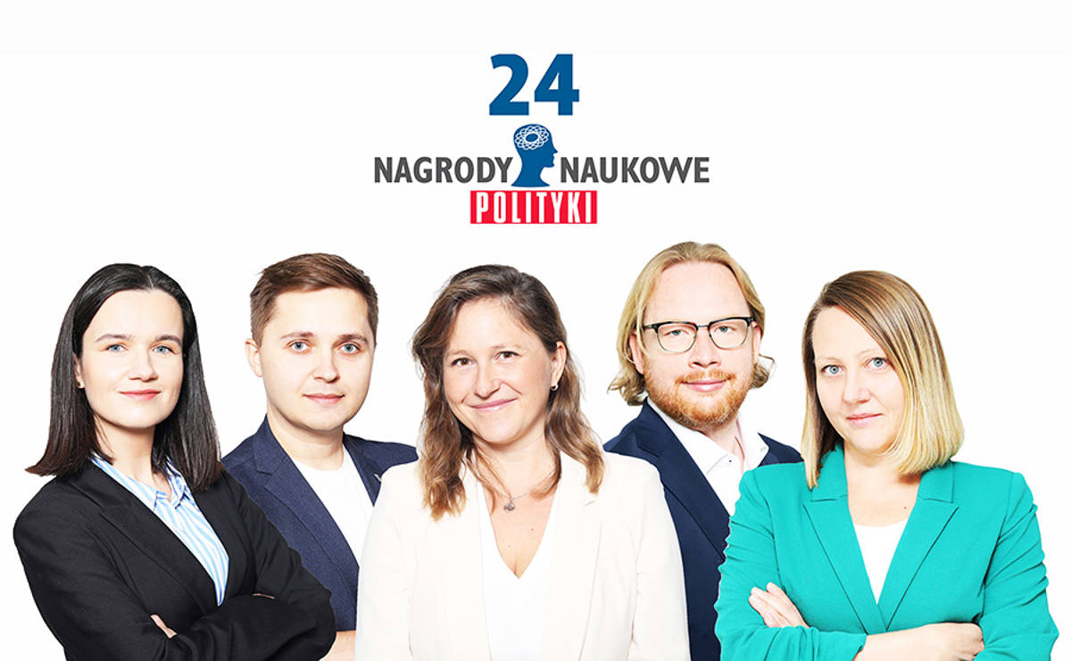 dr Kamila Łabno-Hajduk, prof. dr hab. Mateusz K. Hołda, dr inż. Daria Hemmerling, dr hab. Jacek Lewkowicz, dr inż. Anna Jarząb, fot. Leszek Zych/POLITYKA)