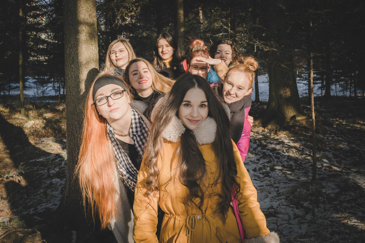 Anna Chowaniec, Barbara Biekecka-Szajkowska, Paulina Solska, Marta Fortowska, Małgorzata Chruściel, Liwia Limberger, Karolina Błasik. Fot. Kamil SpisakNatalia Orkisz