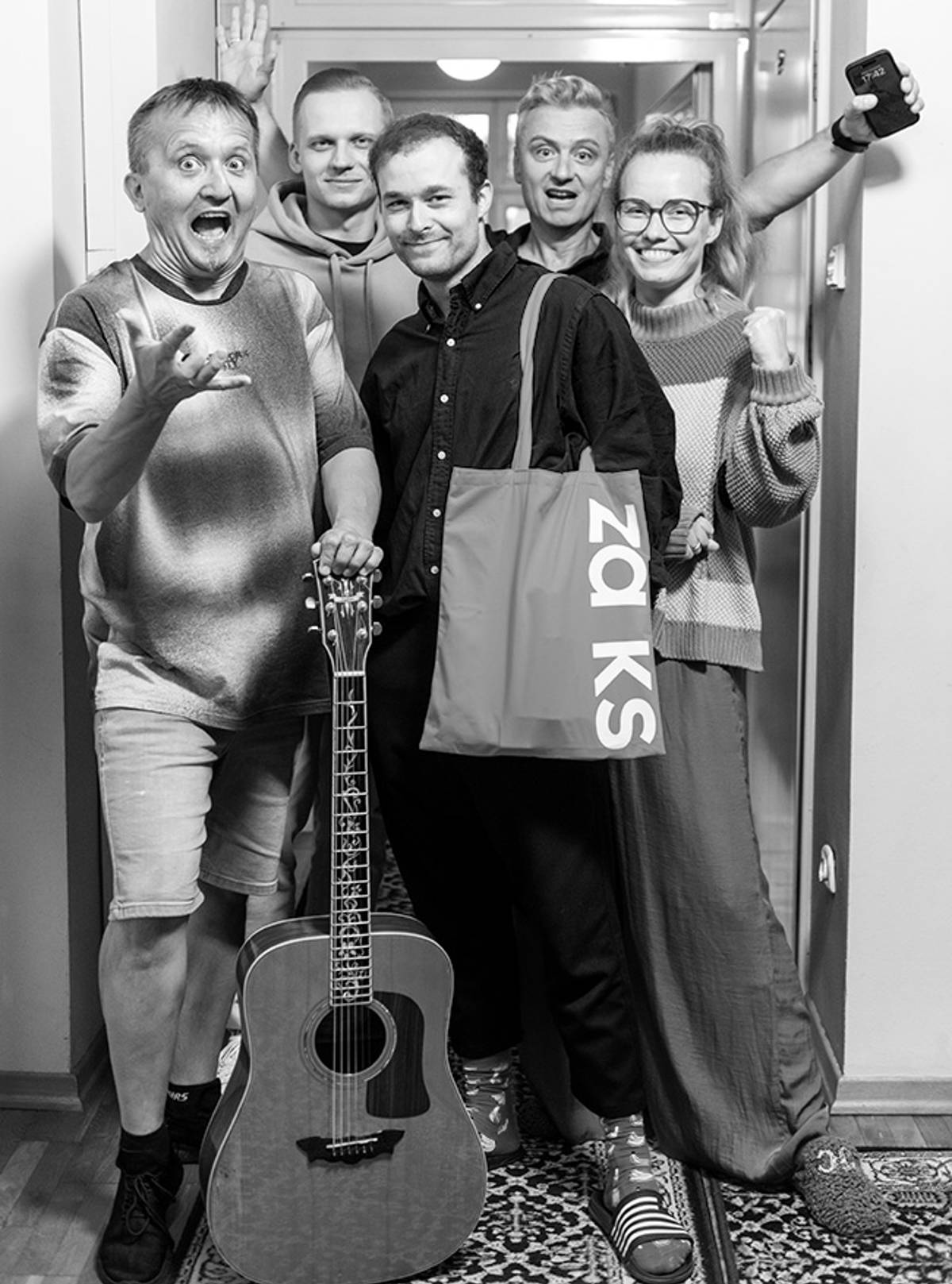 Jacek Królik, Karol Suska, Arkadiusz Borżdyński, Ryszard Kunce, Karolina Olechowska, fot. Jacek Dyląg