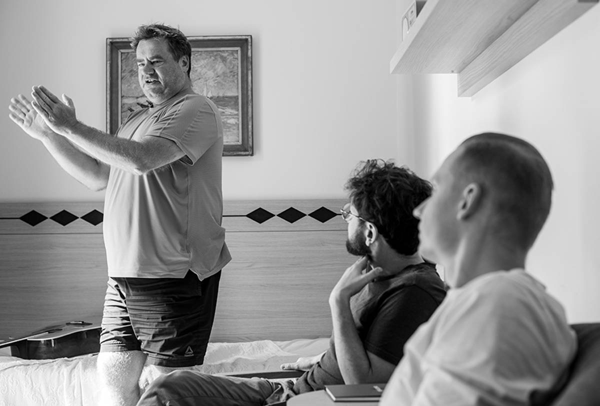 Wojciech Byrski, Maks Mroczkowski, Karol Suska, fot. Jacek Dyląg