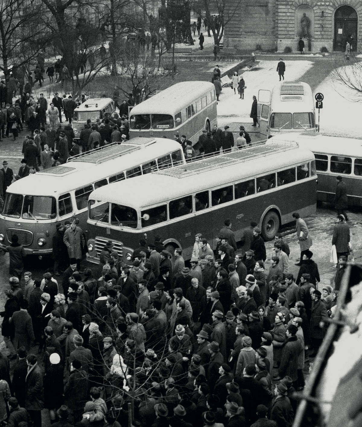 UW, marzec '68. Fot. Krzysztof Wojciewski 