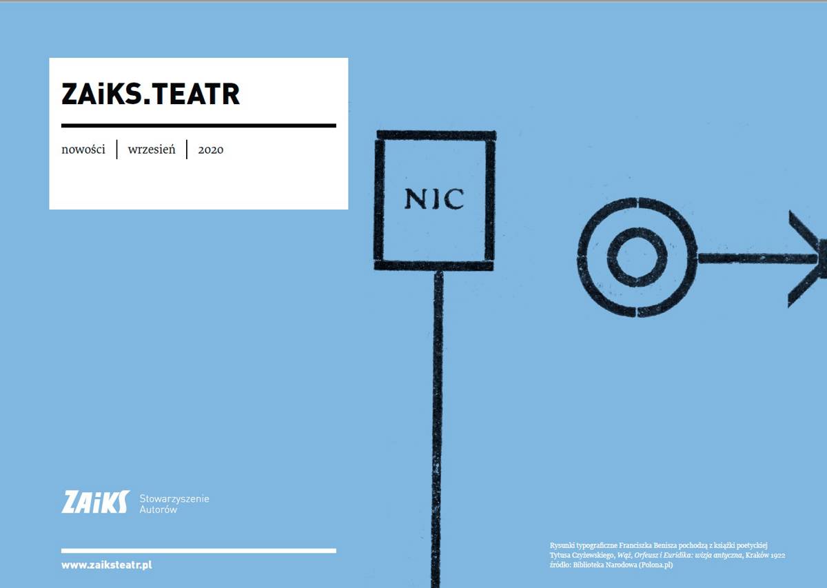 „ZAiKS. Teatr. Nowości”, wrzesień 2020