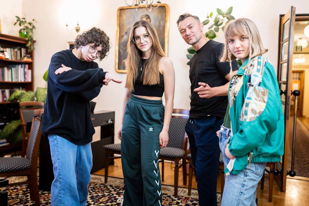 Kacper Mańkowski, Ewelina Szoda, Marcin ‘Liber’ Piotrowski, Aleksandra Madej fot. Jacek Dyląg