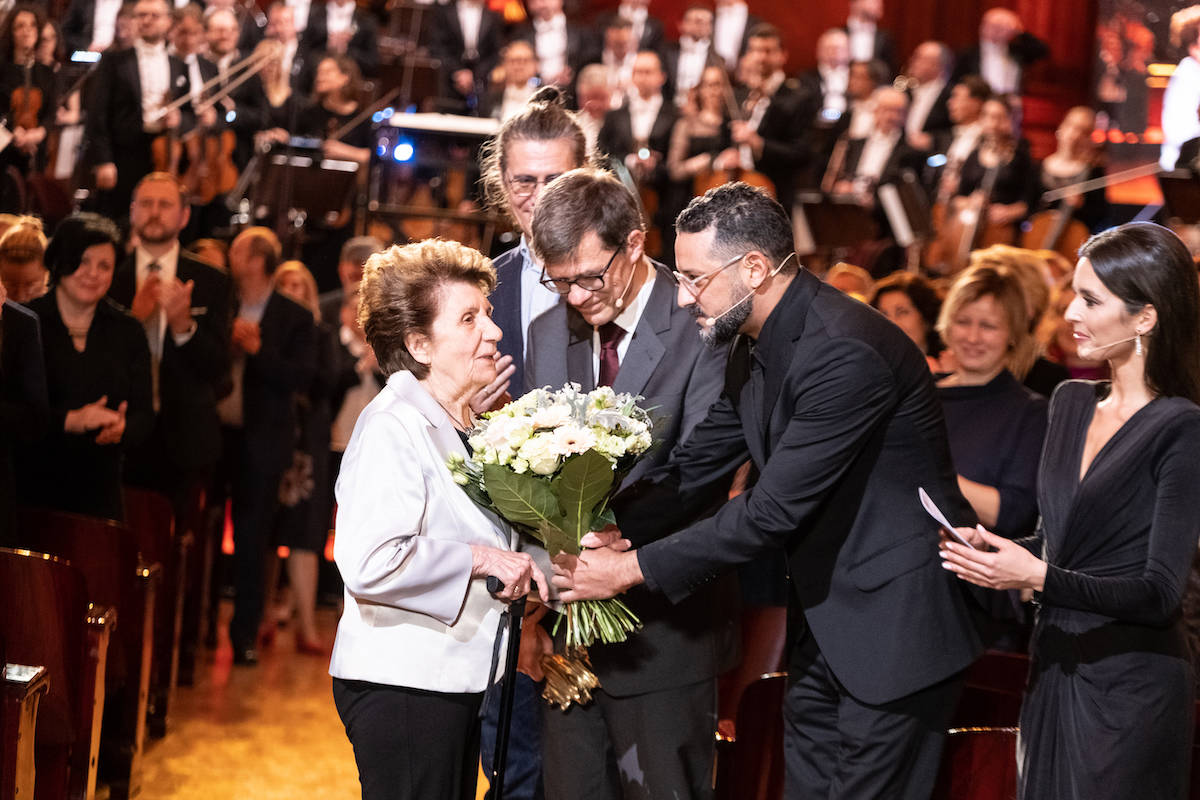 Jadwiga Mackiewicz, Karol Urbański, Lech  Dzierżanowski i Ferid Lakhdar. Fot. Marta Ankiersztejn 