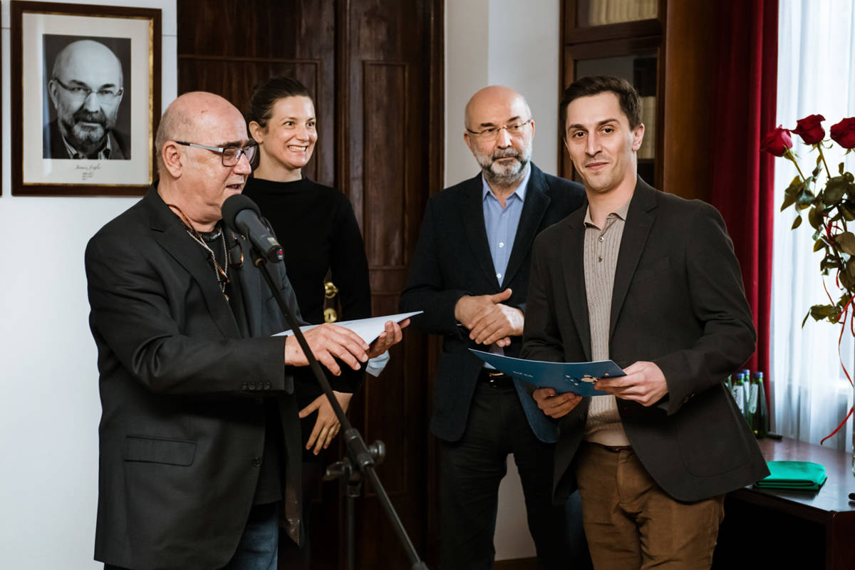 Emil Wesołowski, Kaya Kołodziejczyk, Janusz Fogler, Anatoliy Ivanov. Fot. Karpati&Zarewicz