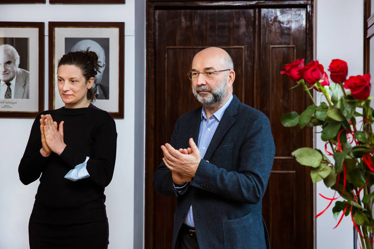 Kaya Kołodziejczyk i Janusz Fogler. Fot. Karpati&Zarewicz
