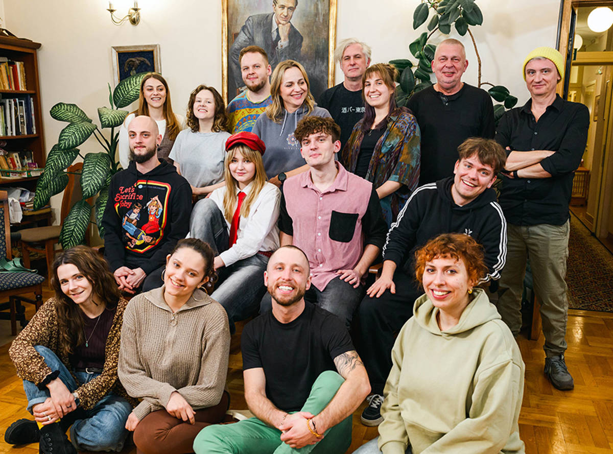 Anna Kamińska, Patrycja Nawojska, Filip Chruściel, Klara Wysocka, Szymon Orłowski, Nikola Zielińska, Jarek Radzikowski, Kuba Korban, Anna Maciejczyk, Iga Kumka, Magda Wójcik, Karolina Cegłowska, Ryszard Kunce, Wojtek Lechończak, Przemek Myszor, Adam Nowak, fot. Jacek Dyląg