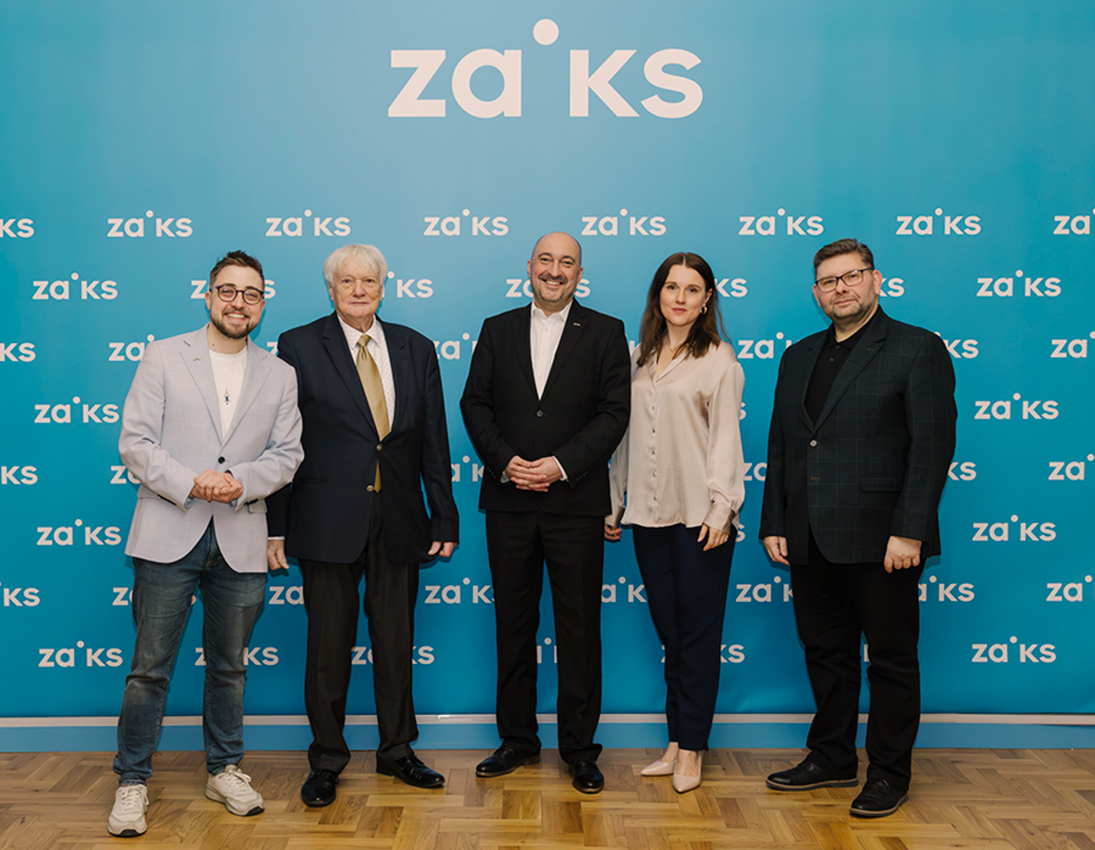 Od lewej: Ignacy Zalewski, Maciej Małecki, Miłosz Bembinow, Anna Maria Huszcza, Paweł Łukaszewski, fot. Anna Hernik