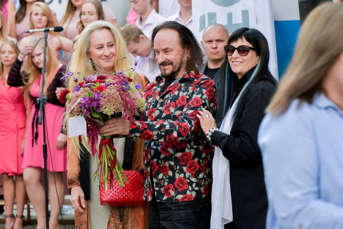 Anna Maleady, Stan Borys, Wanda Kwietniewska fot. Sławoj Dubiel 
