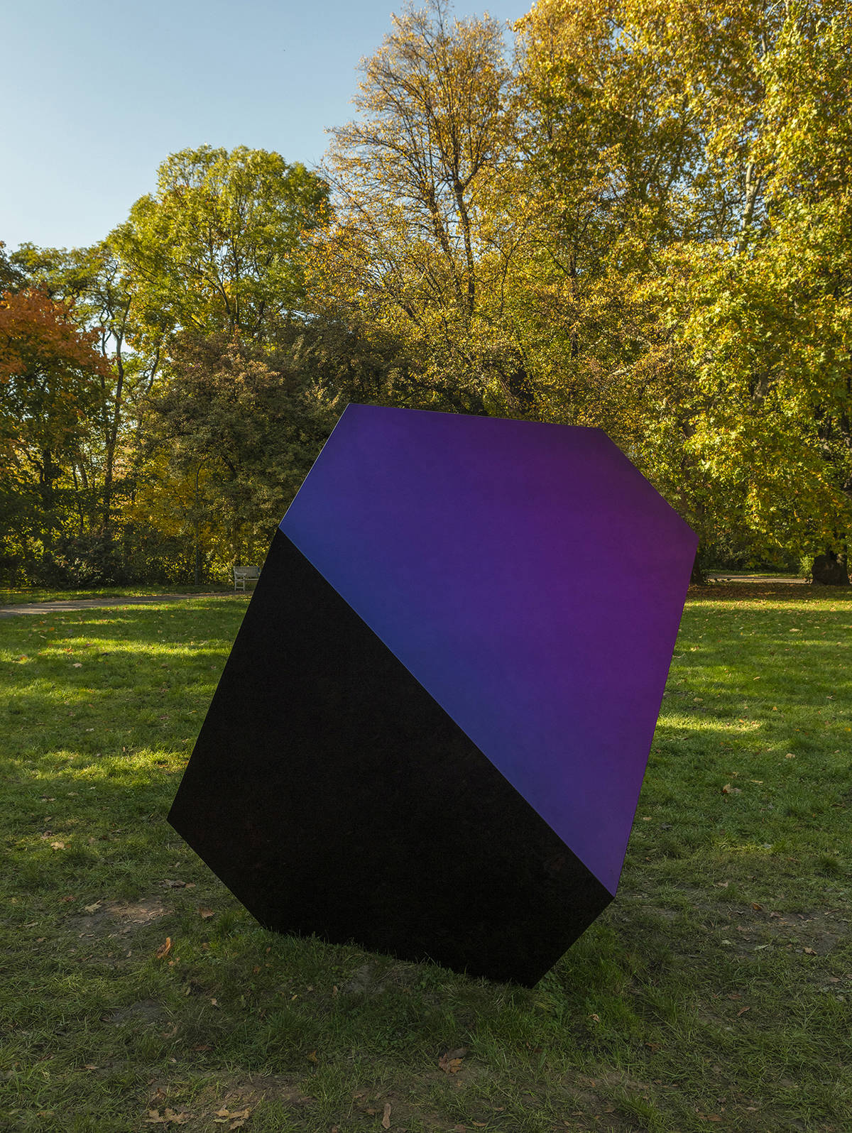 Melancholia – stal czarna, lakier strukturalny, ca. 1,8 m wysokości, Park Strzelecki, Tarnów (aktualnie Park Królikarnia, Warszawa), 2013