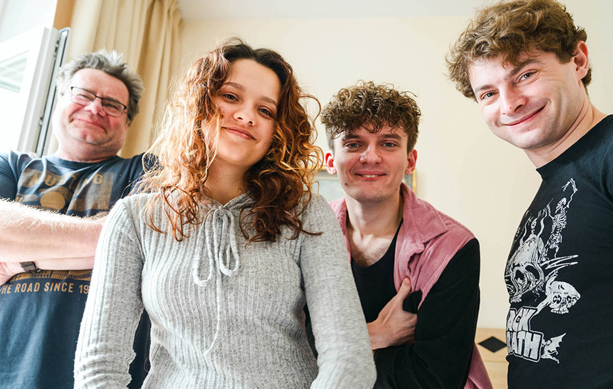 Wojtek Byrski, Patrycja Nawojska, Jarek Radzikowski, Paweł Ulita, fot. Jacek Dyląg