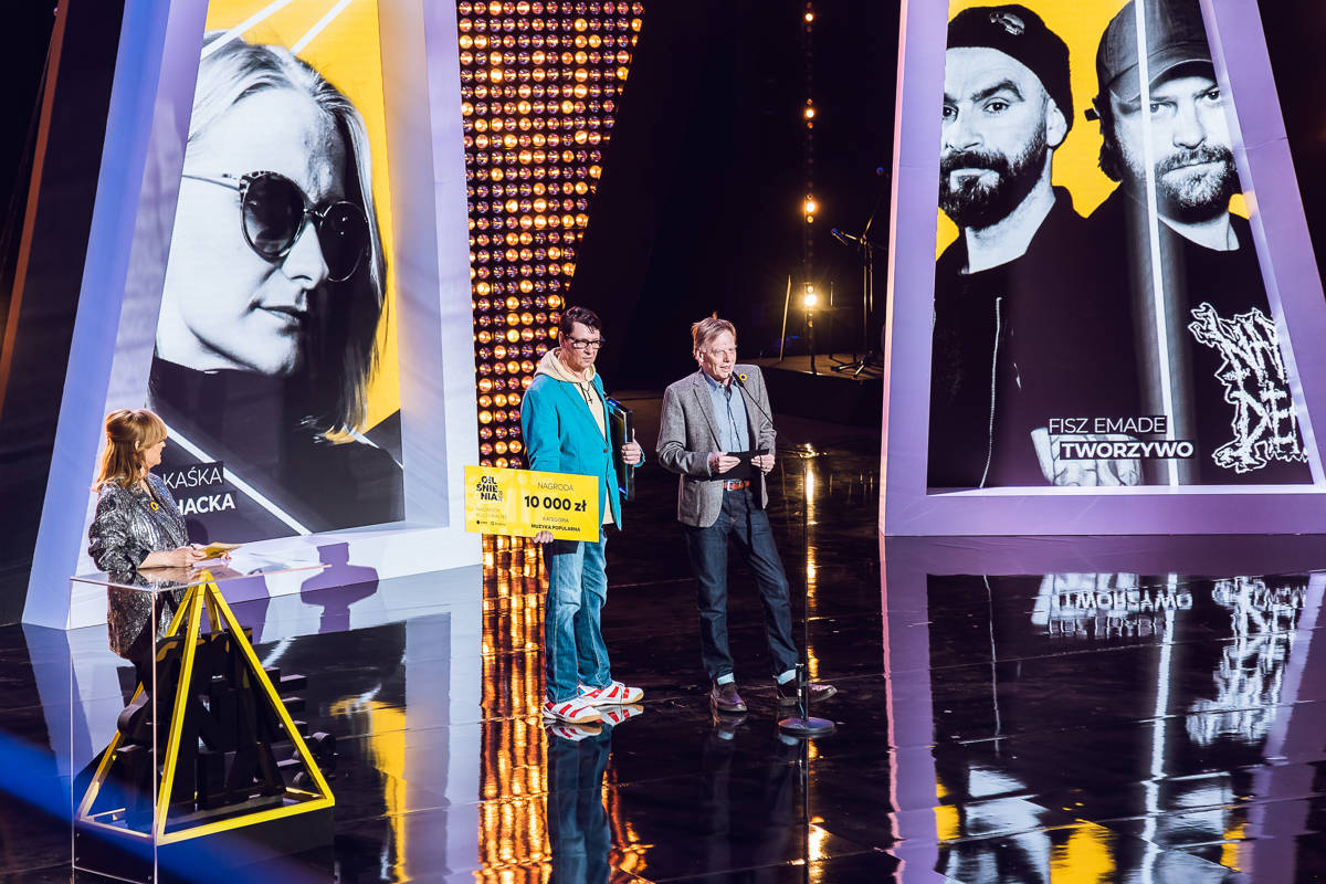 Katarzyna Janowska, Maciej Maleńczuk i Tomek Lipiński. Fot. Robert Słuszniak dla KBF