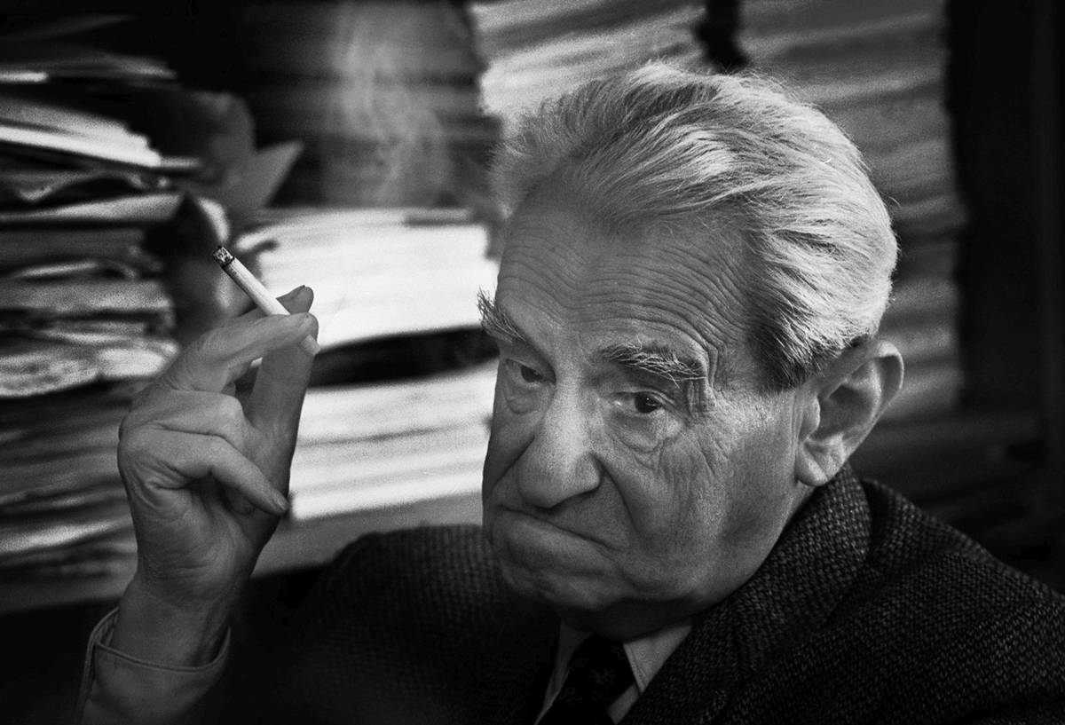 Jerzy Turowicz. Fot. Wojciech Druszcz