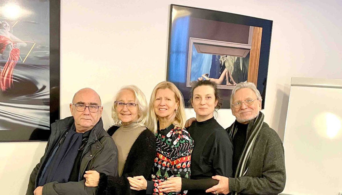 Jury konkursu. Od lewej: Emil Wesołowski, Hanna Kamińska, Zofia Rudnicka, Kaya Kołodziejczyk, Przemysław Śliwa. Fot. ZAiKS