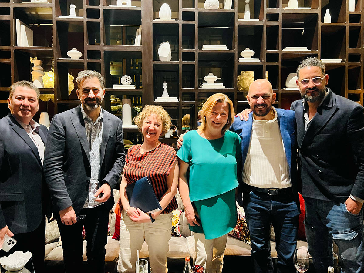od lewej: Emer Villalobos, Marcelo Mingrone, Anna Misiewicz, Olga Krysiak, Roberto Cantoral Zucchi, Ferid Lakhdar