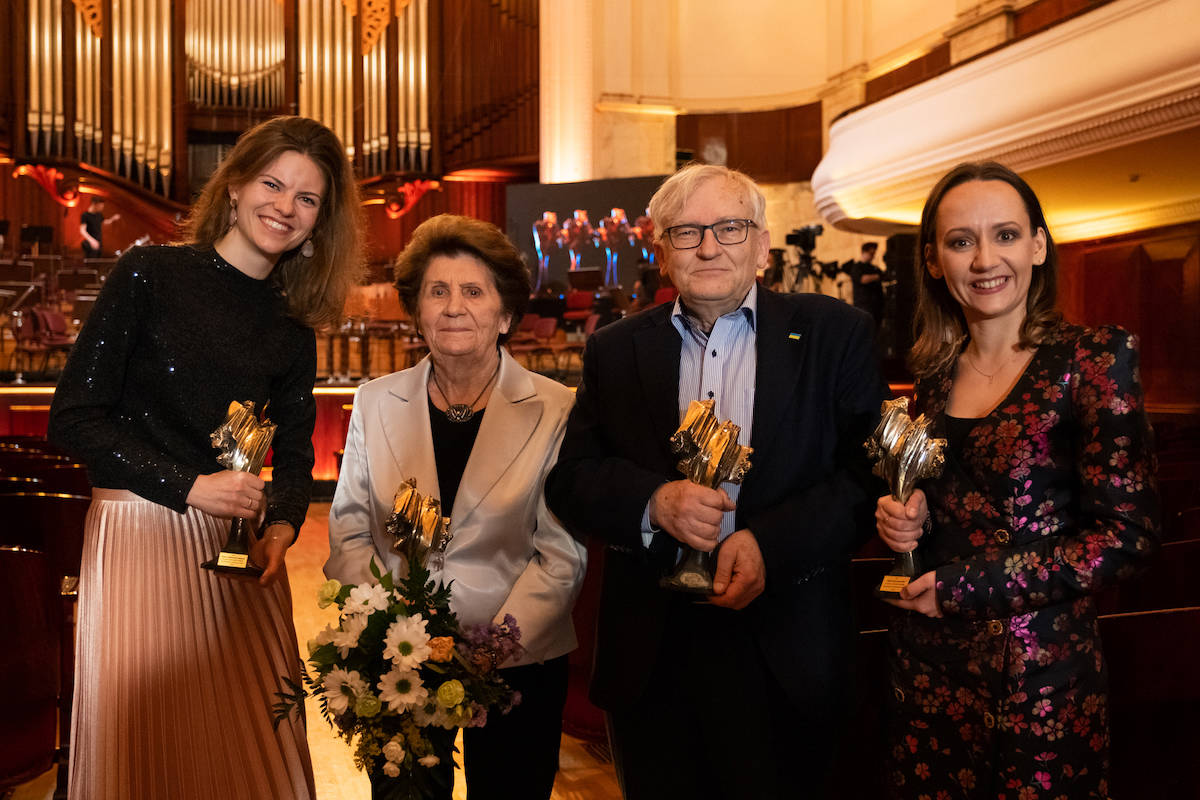 Anna Sułkowska-Migoń, Jadwiga Mackiewicz, Stanisław Leszczyński i Agata Szymczewska. Fot. Marta Ankiersztejn