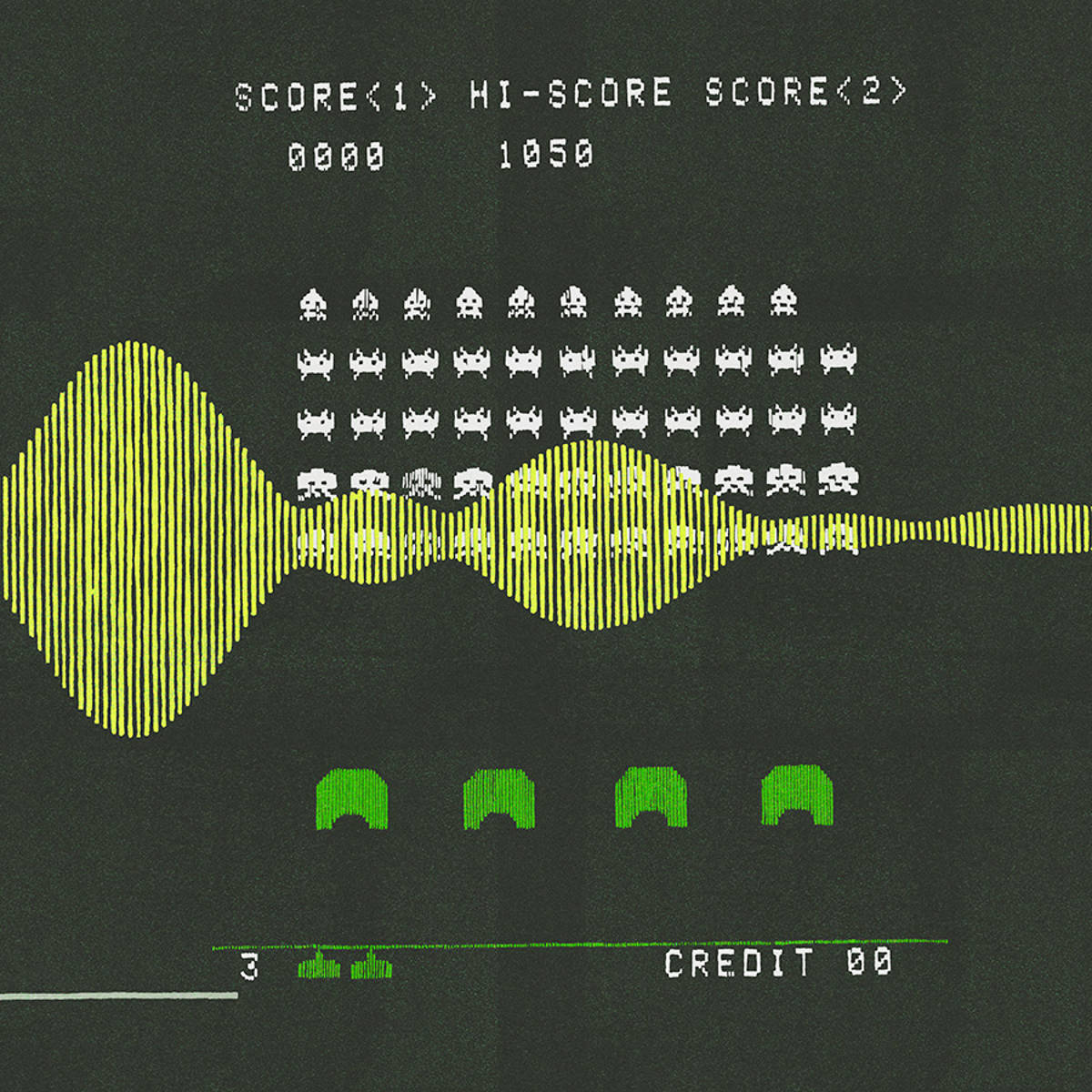 rys. Marek Sieńczyk; Space Invaders – pierwsza gra z pełną ścieżką dźwiękową stworzoną w 1978 roku przez Tomohiro Nishikado