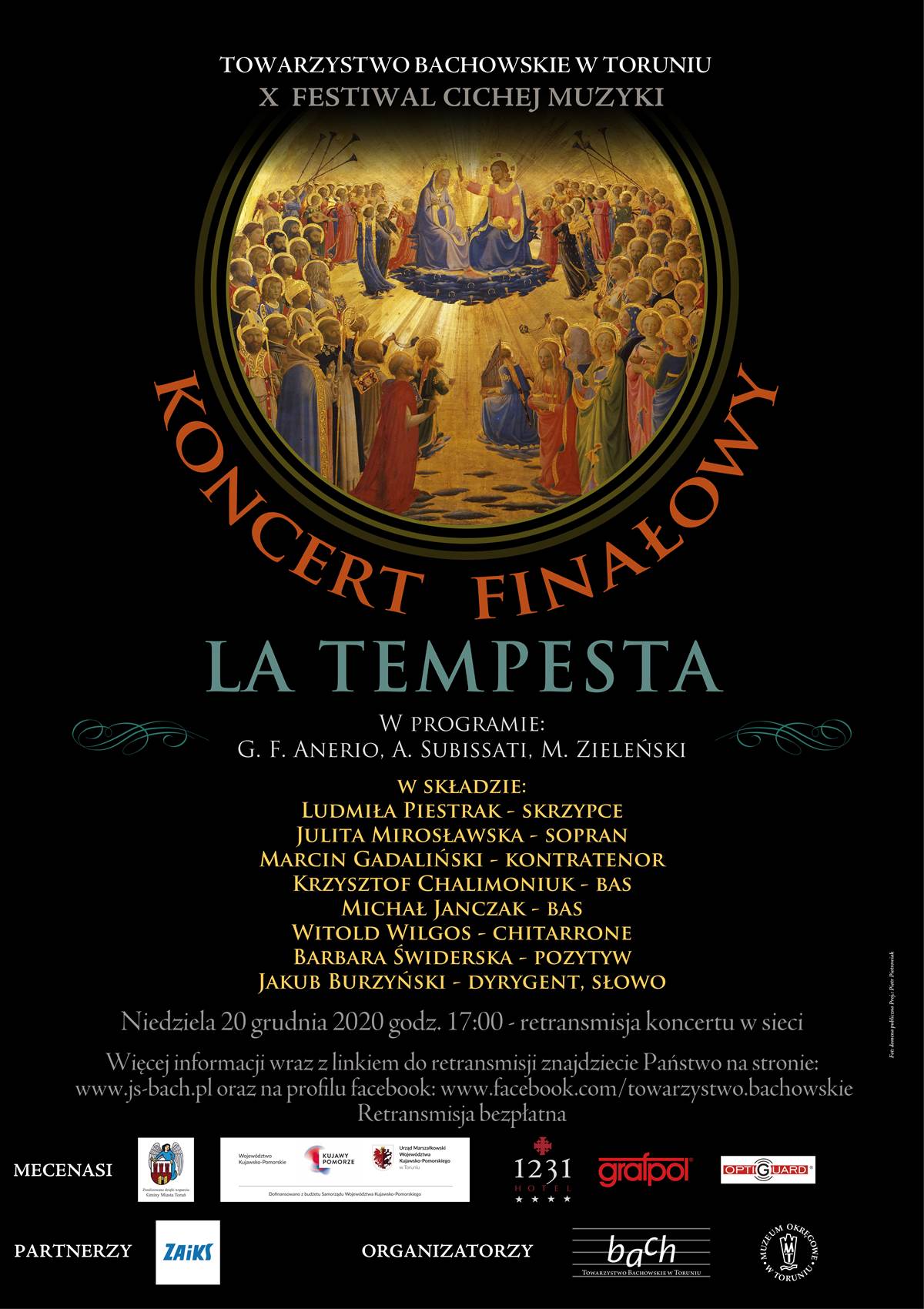 La Tempesta, finał X Festiwalu Cichej Muzyki. Materiały prasowe