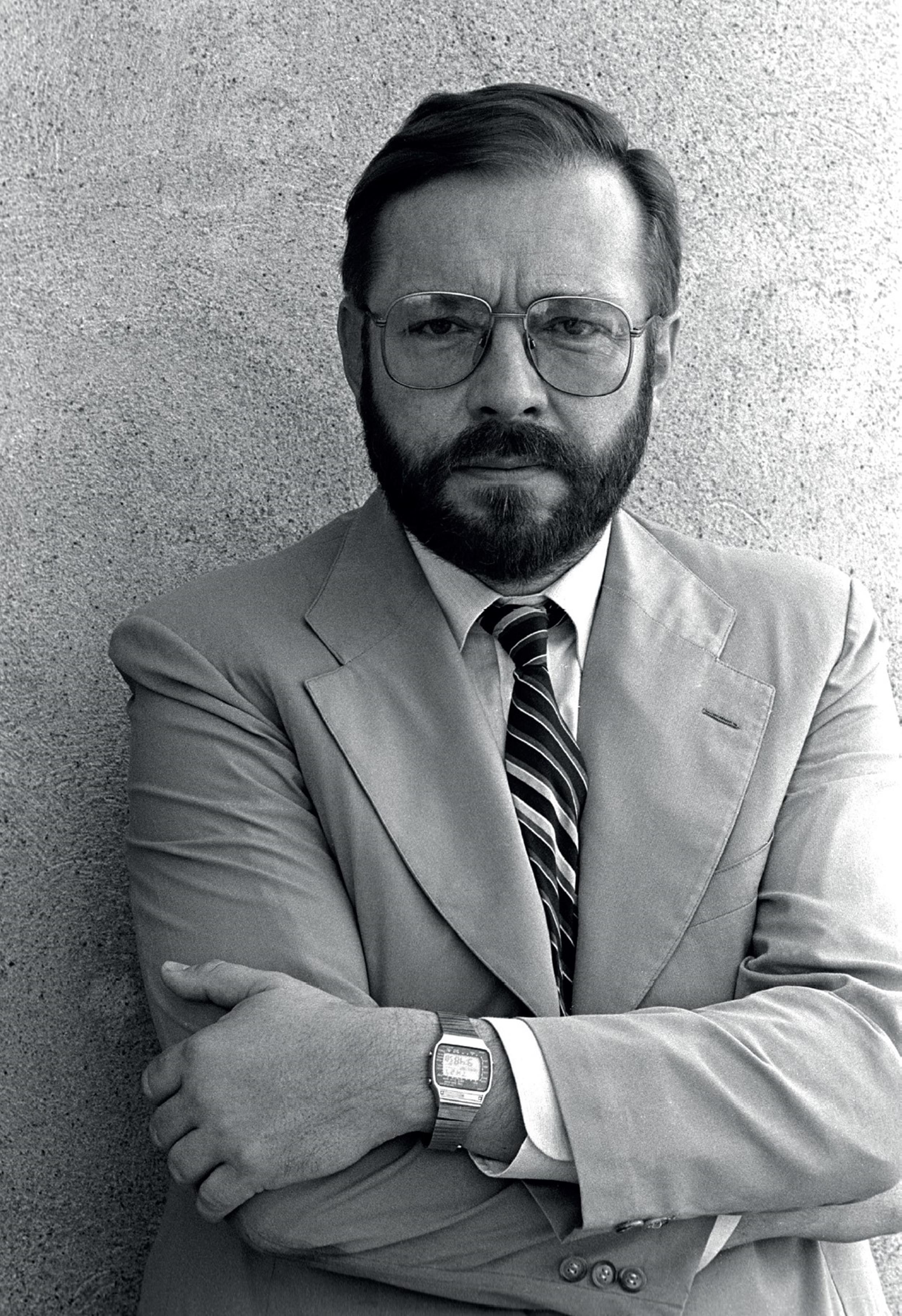Krzysztof Zanussi, 27 Sierpnia 1987, Warszawa Fot. Czesław Czapliński